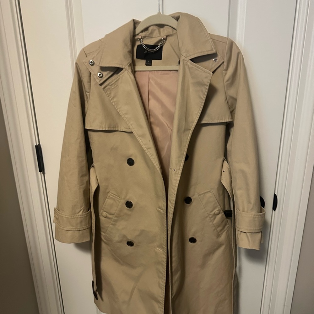 J. Crew Beige Tan Trench Coat